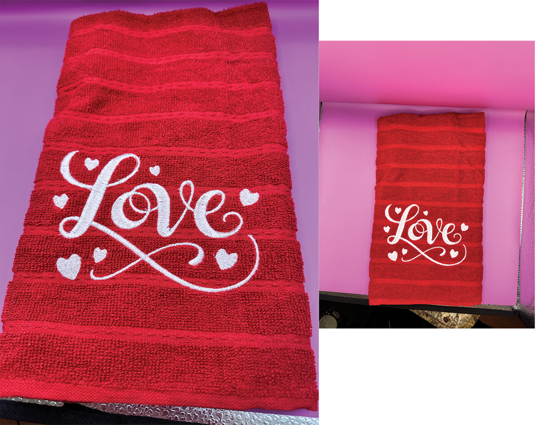 EMBROIDERY  KITCHEN TOWELS